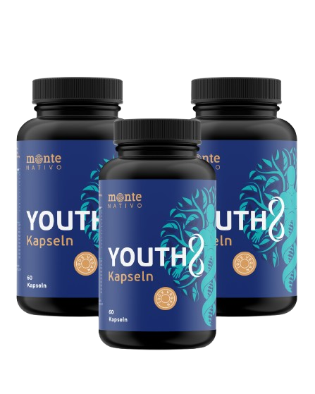Youth-8-Kapseln mit 8 aktiven Wirkstoffen