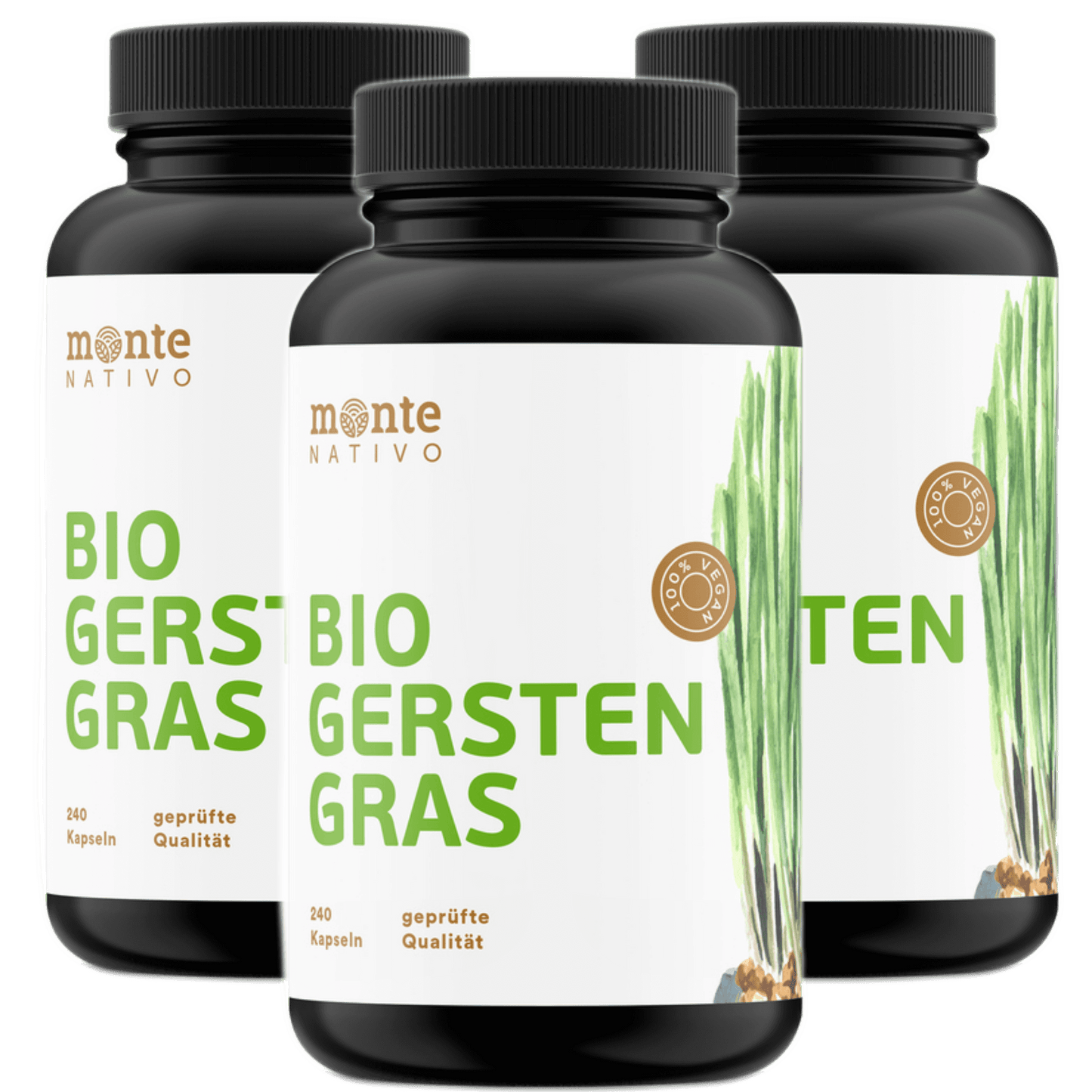 Bio Gerstengras Kapseln - 240 Kapseln