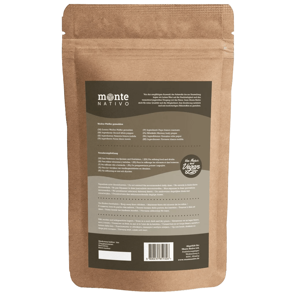 Weißer Pfeffer gemahlen (500g)