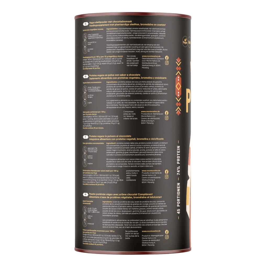 Veganes Proteinpulver – Cremige Schokolade (675 g)