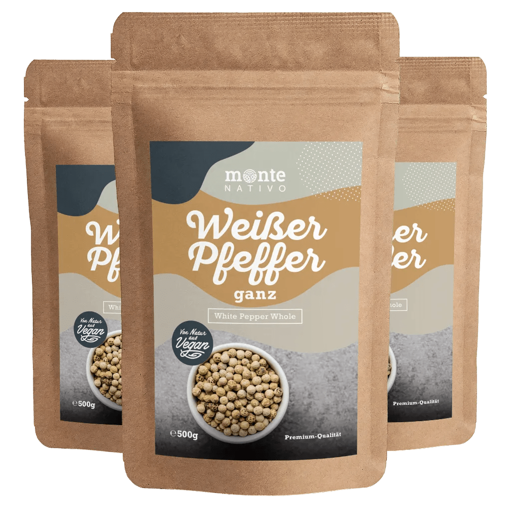 Weißer Pfeffer ganz (500g)