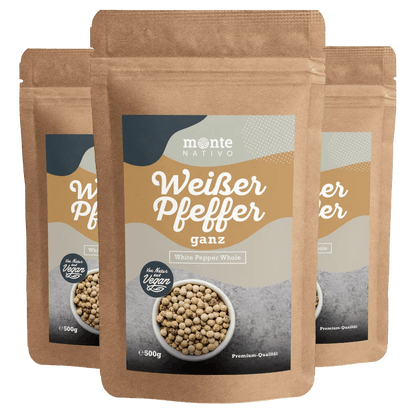 Weißer Pfeffer ganz (500g)