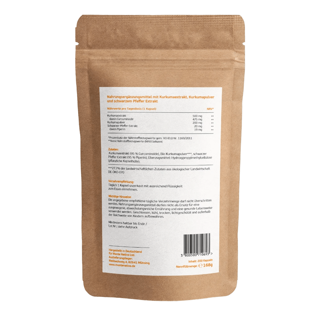 Kurkumaextrakt Kapseln