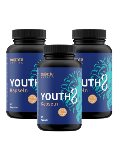 Youth-8-Kapseln mit 8 aktiven Wirkstoffen