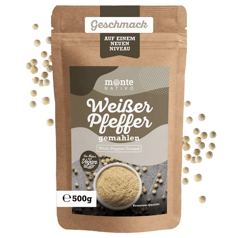 Weißer Pfeffer gemahlen (500g)