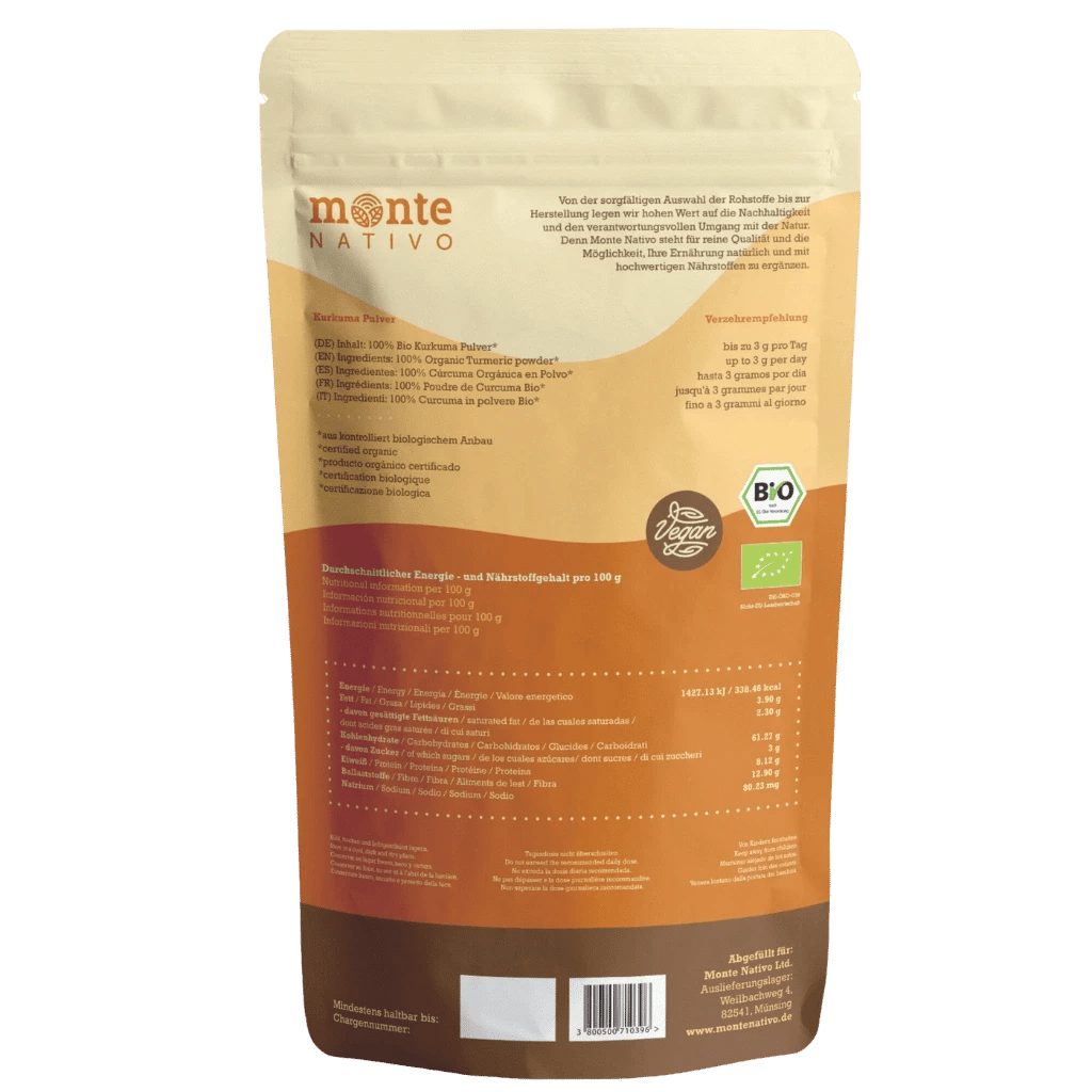 Bio Kurkumapulver (1000g)