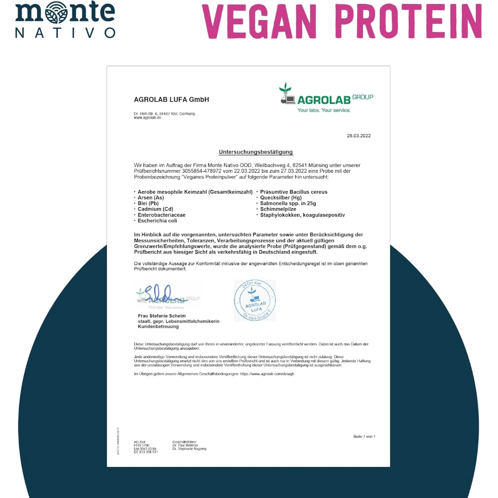 Veganes Proteinpulver – Süße Vanille (675 g)