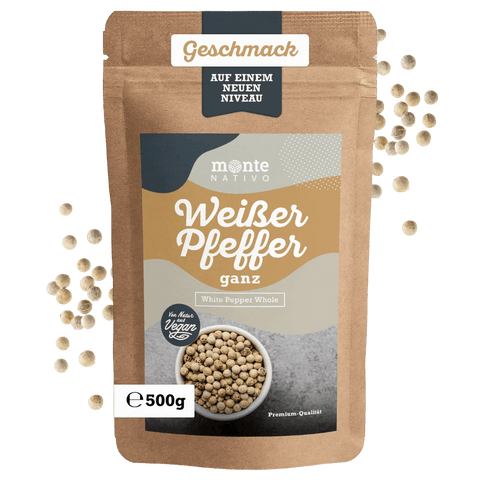 Weißer Pfeffer ganz (500g)