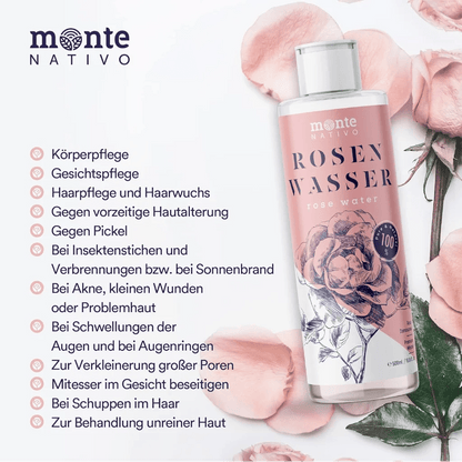 Rosenwasser für schöne Haut (500 ml)