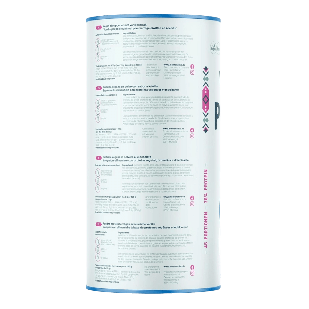 Veganes Proteinpulver – Süße Vanille (675 g)