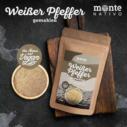 Weißer Pfeffer gemahlen (500g)