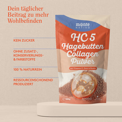 HC5 Hagebutten Collagen Pulver (500g)