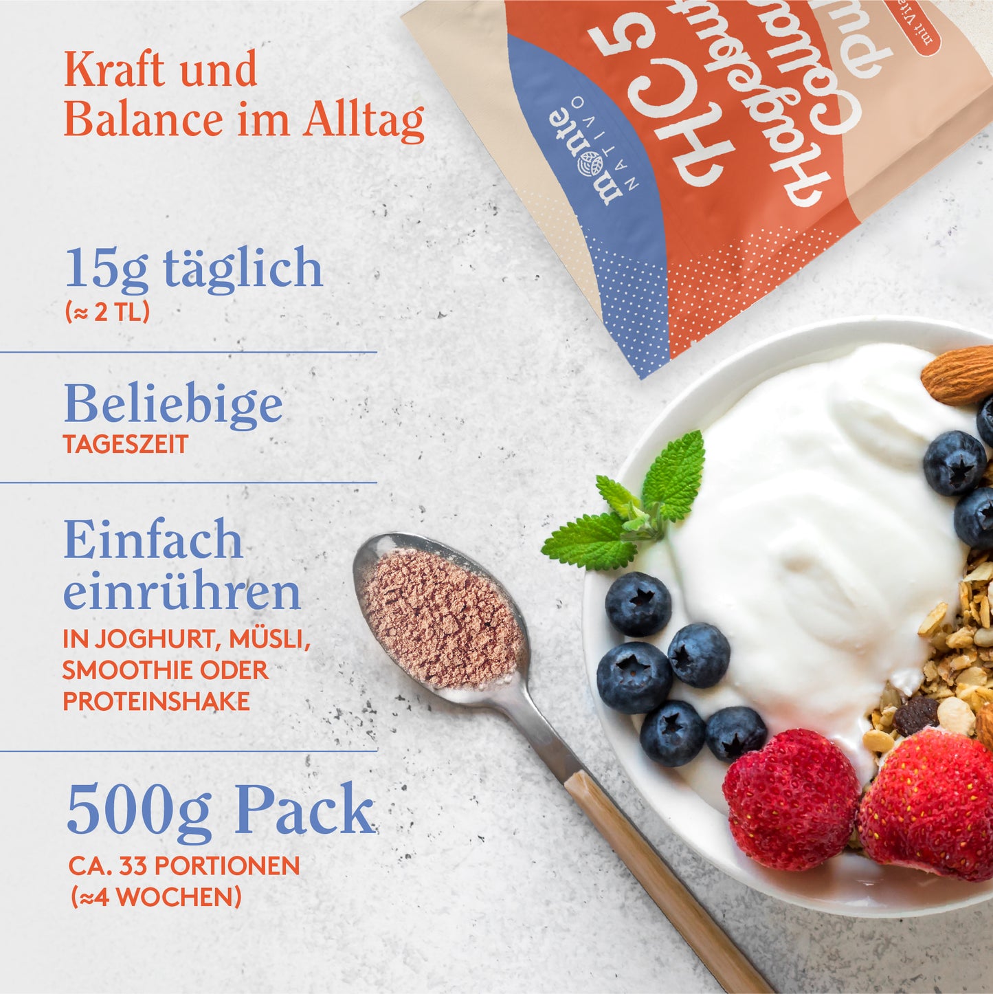 HC5 Hagebutten Collagen Pulver (500g)