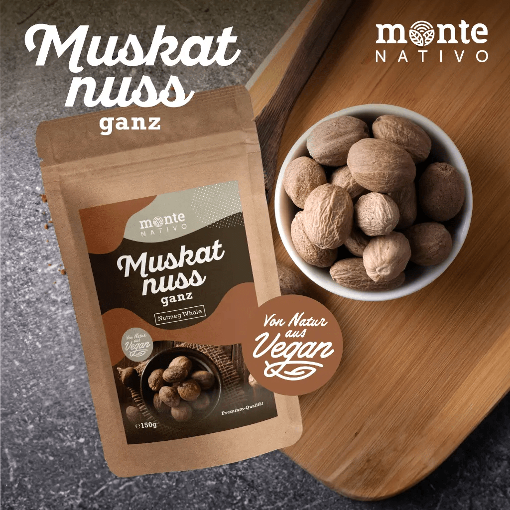 Muskatnuss ganz (150g)