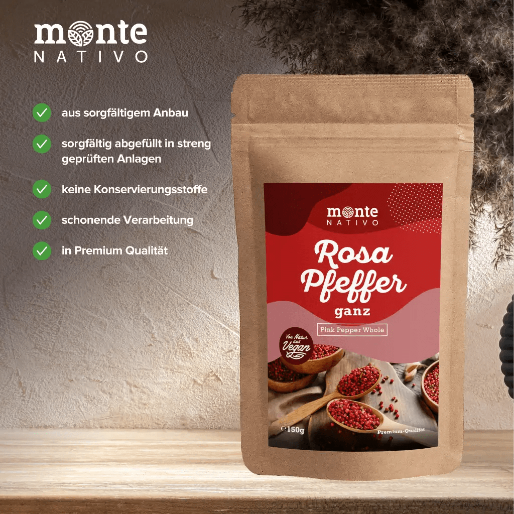 Rosa Pfeffer ganz (150g)
