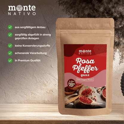 Rosa Pfeffer ganz (150g)